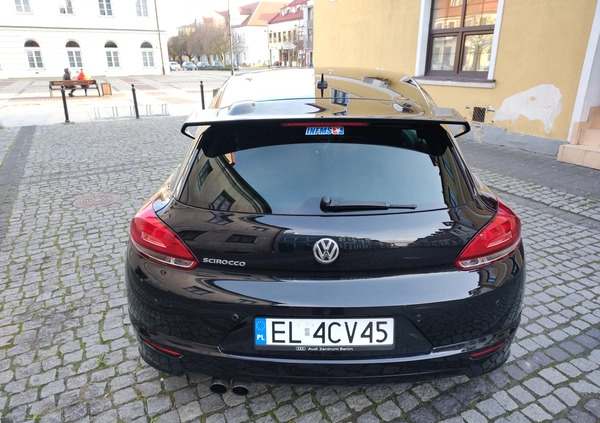 Volkswagen Scirocco cena 38999 przebieg: 153000, rok produkcji 2010 z Łęczyca małe 277